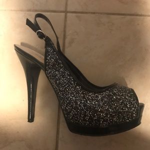 Guess size 9 sparkly heels